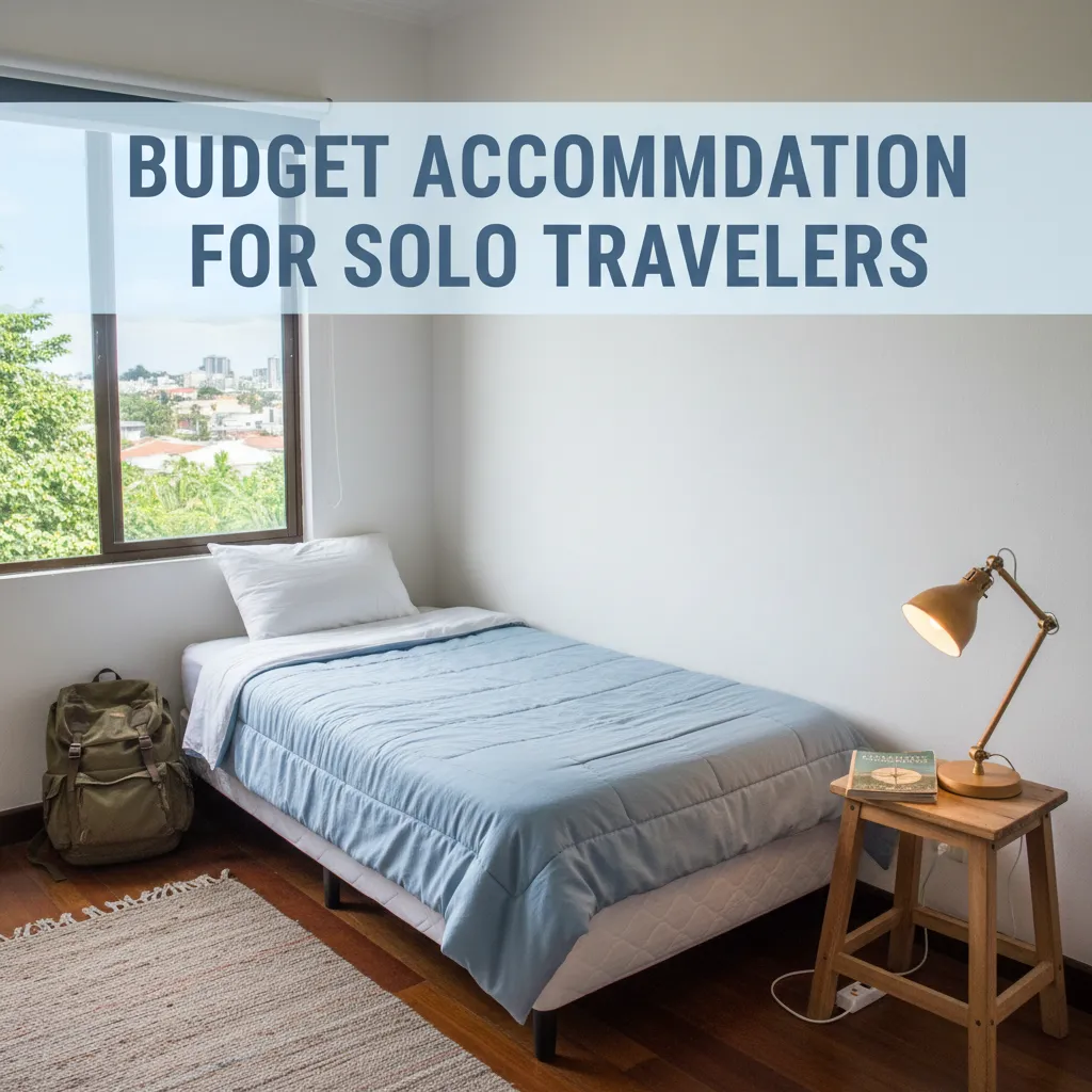 Budget accommodation for solo travelers