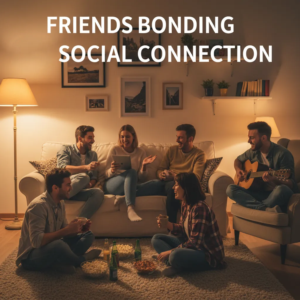 Friends bonding and social connection