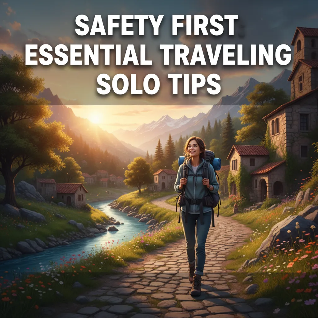 Safety First Essential Traveling Solo Tips