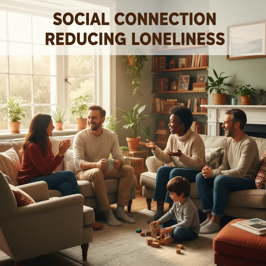 Social connection reducing loneliness