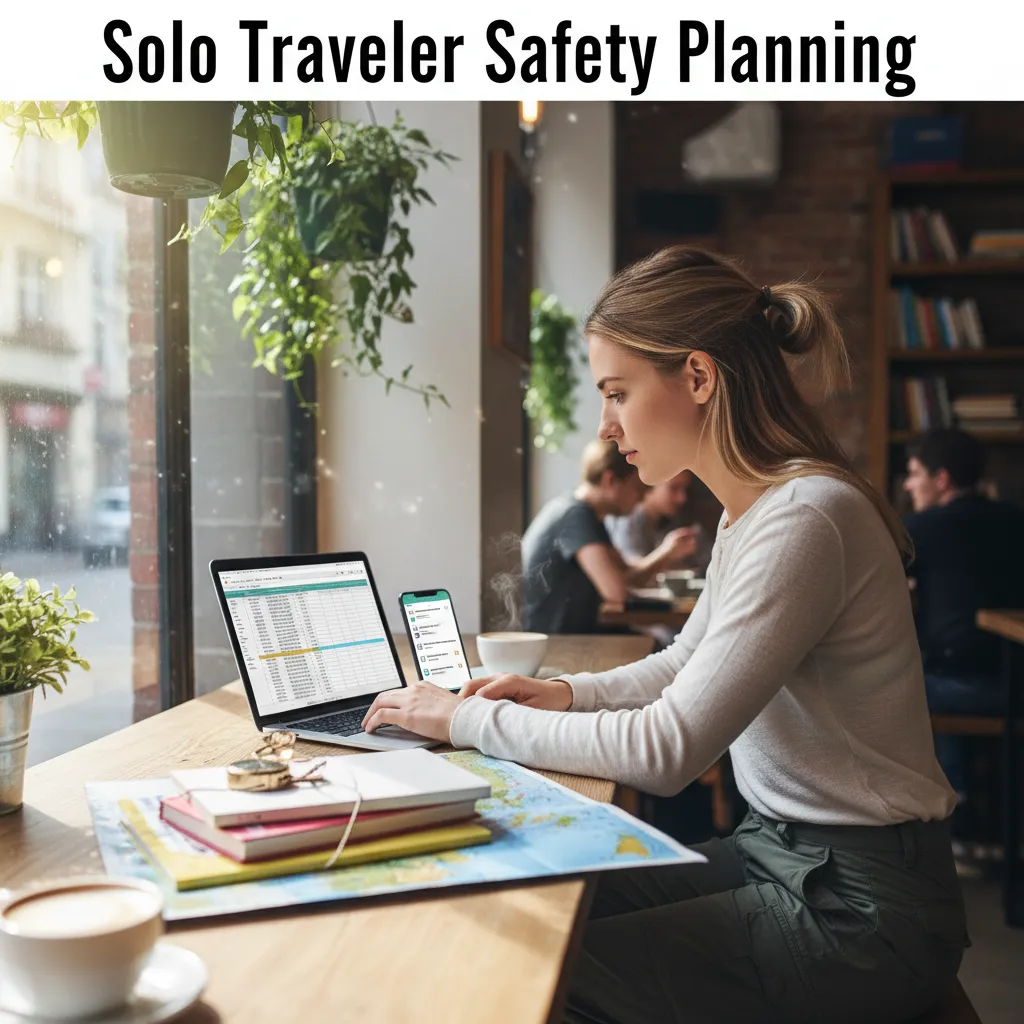 Solo traveler safety planning