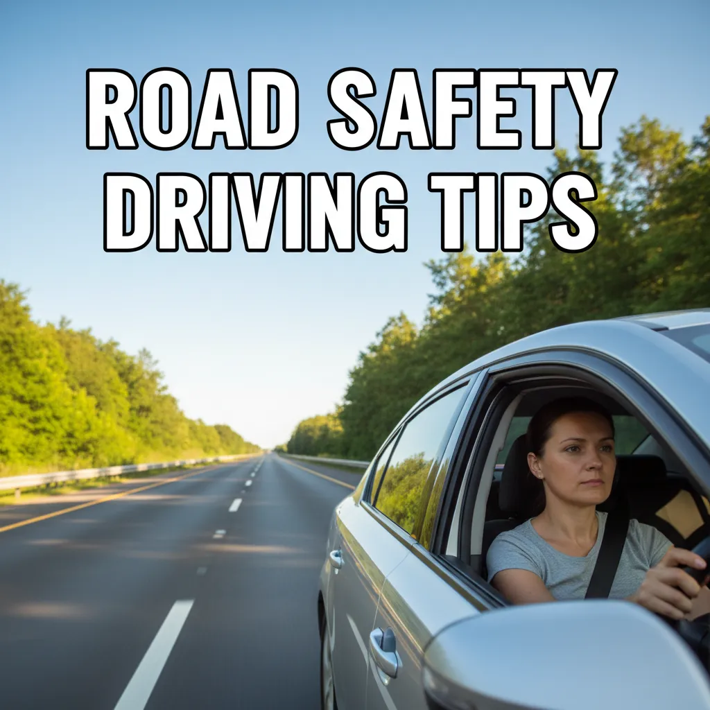road safety driving tips illustration