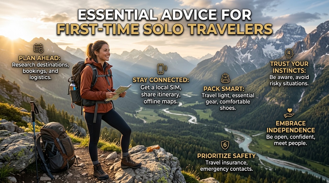 Essential Advice for First Time Solo Travelers