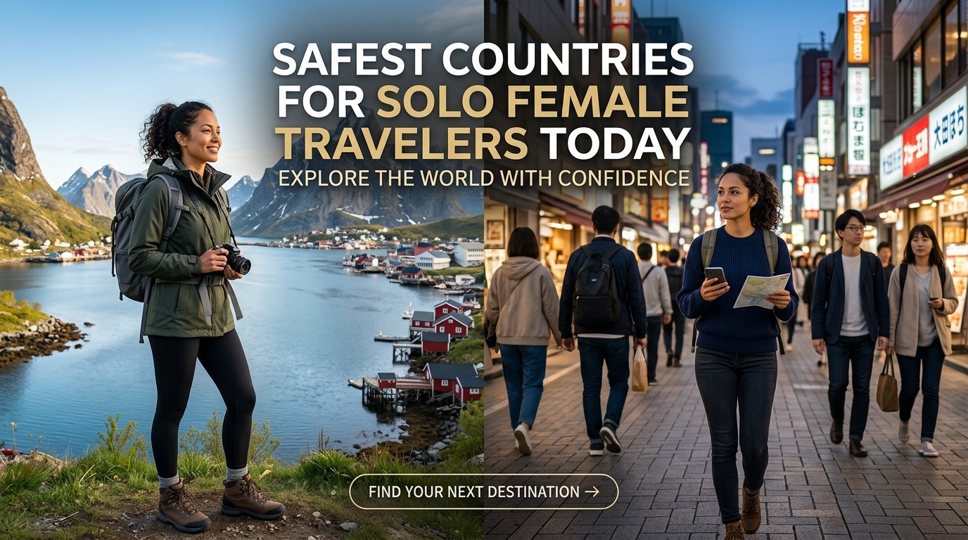 Safest Countries for Solo Female Travelers Today