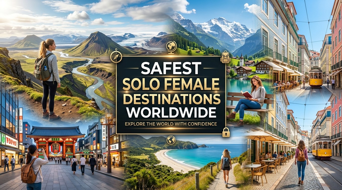 Safest Solo Female Travel Destinations Worldwide