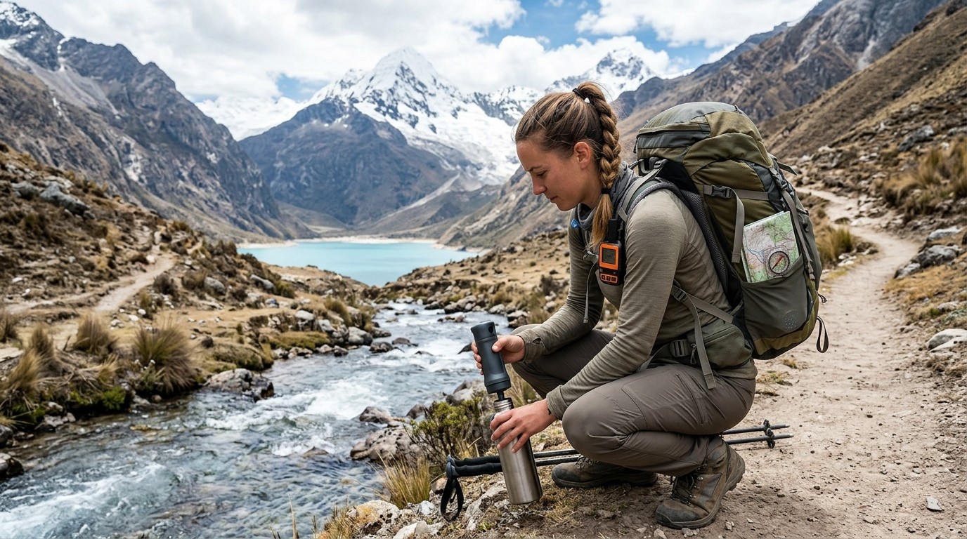 Water, backup gear, and remote travel