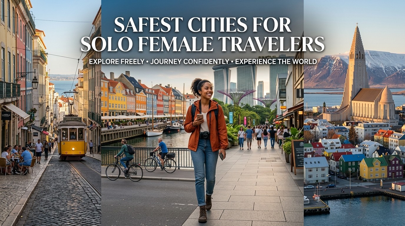 Safest Cities for Solo Female Travelers : A Full List