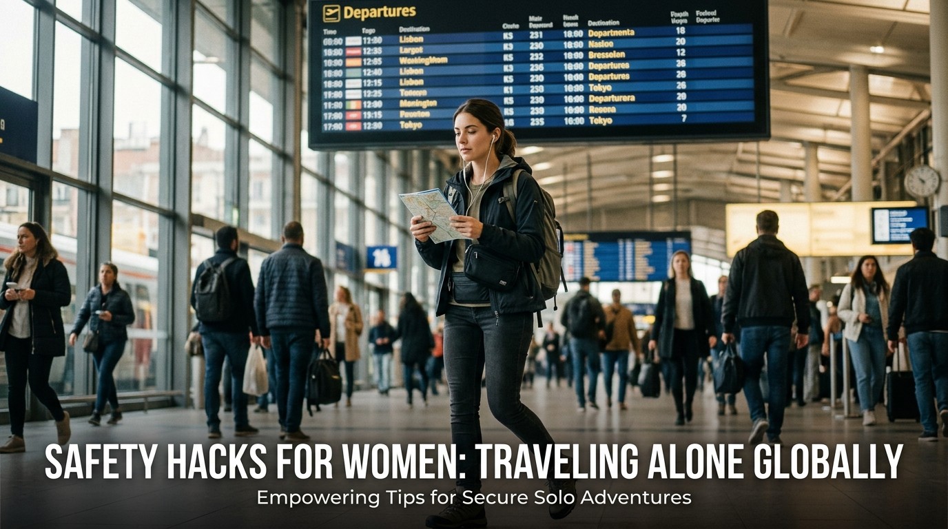 Safety Hacks for Women : Traveling Alone Globally