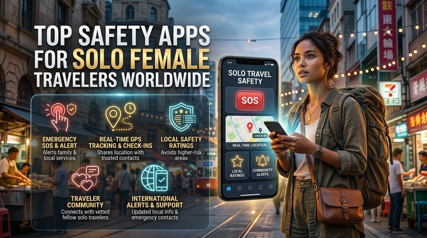 Top Safety Apps For Solo Female Travelers Worldwide