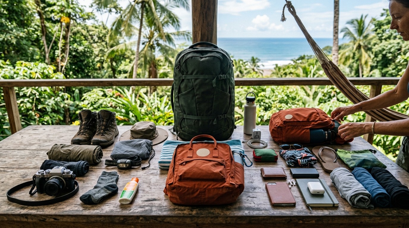 Packing for Jungle, Beach, and Transit