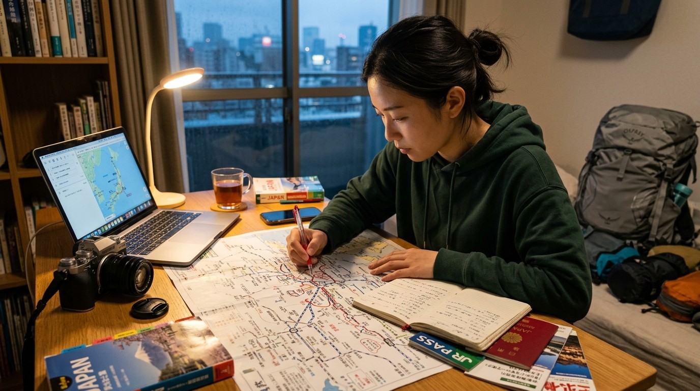 Planning the route before you fly