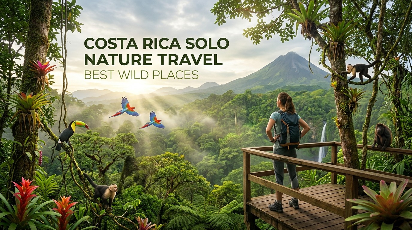 Costa Rica Solo Nature Travel : Best Wild Places